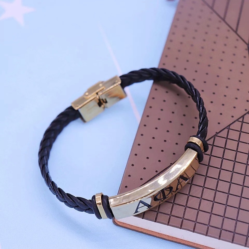 Alpha Phi Alpha Leather Bracelet - Picture 4 of 13